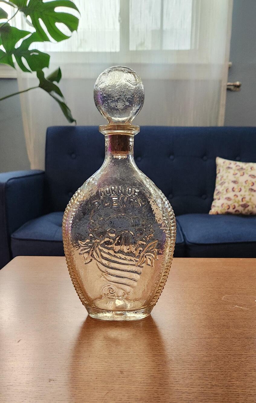 Horn of Plenty Whiskey Decanter | House of Calvert | Vintage